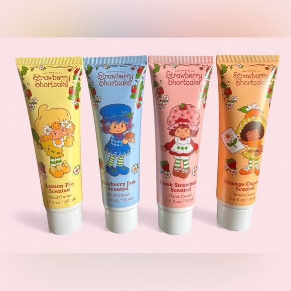 Strawberry Shortcake Other - Strawberry Shortcake Scented Hand Cream Set 🍓 4PCS NEW